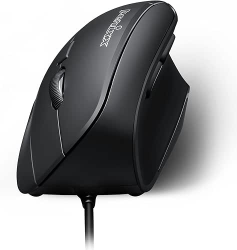 Perixx PERIMICE-515II Wired Ergonomic Vertical Mouse - 1000/1600 DPI -