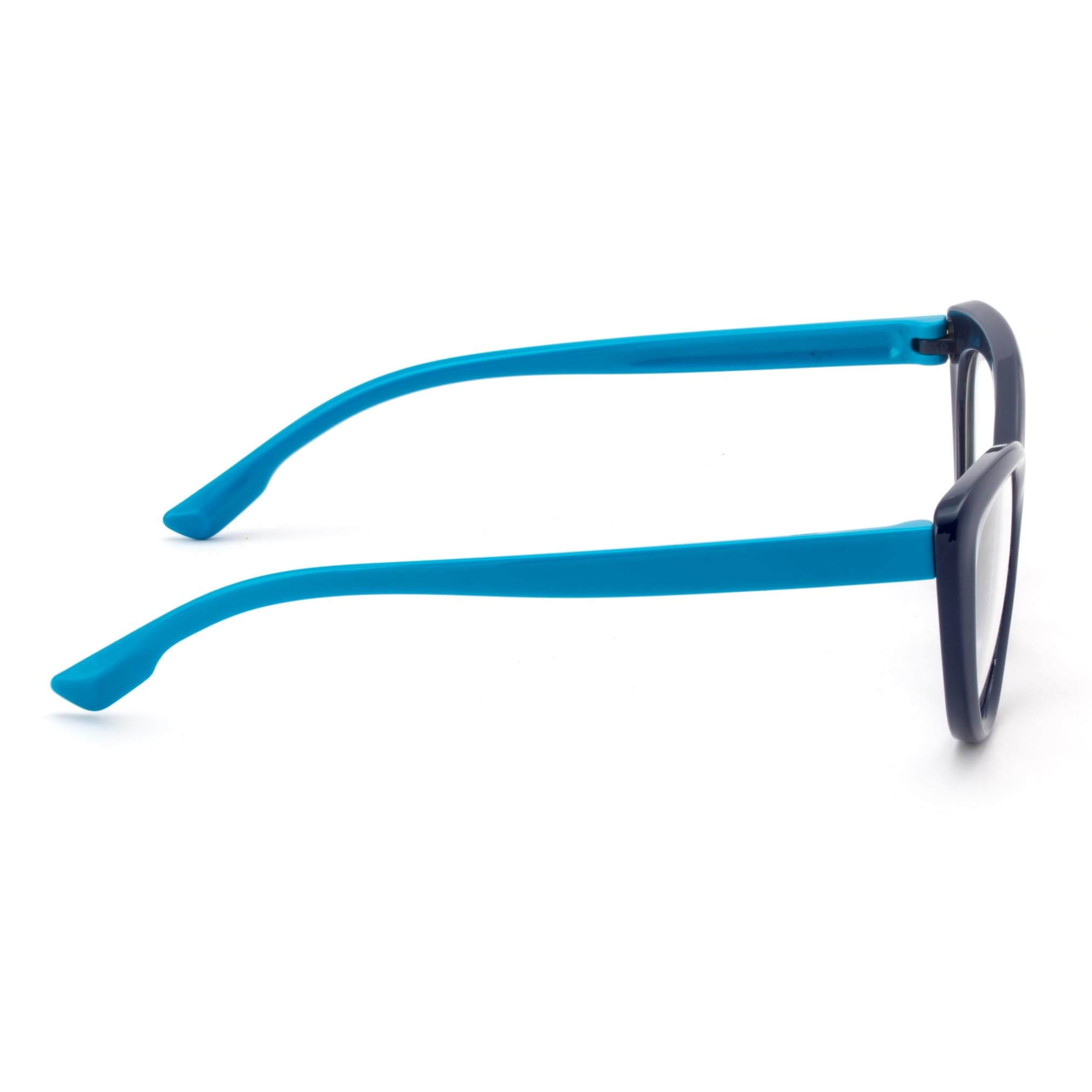 ROYAL SON Cat Eye Blue Spectacles Frames (6-12 Age) - SFKID0055-C4 - Image 4 thumbnail