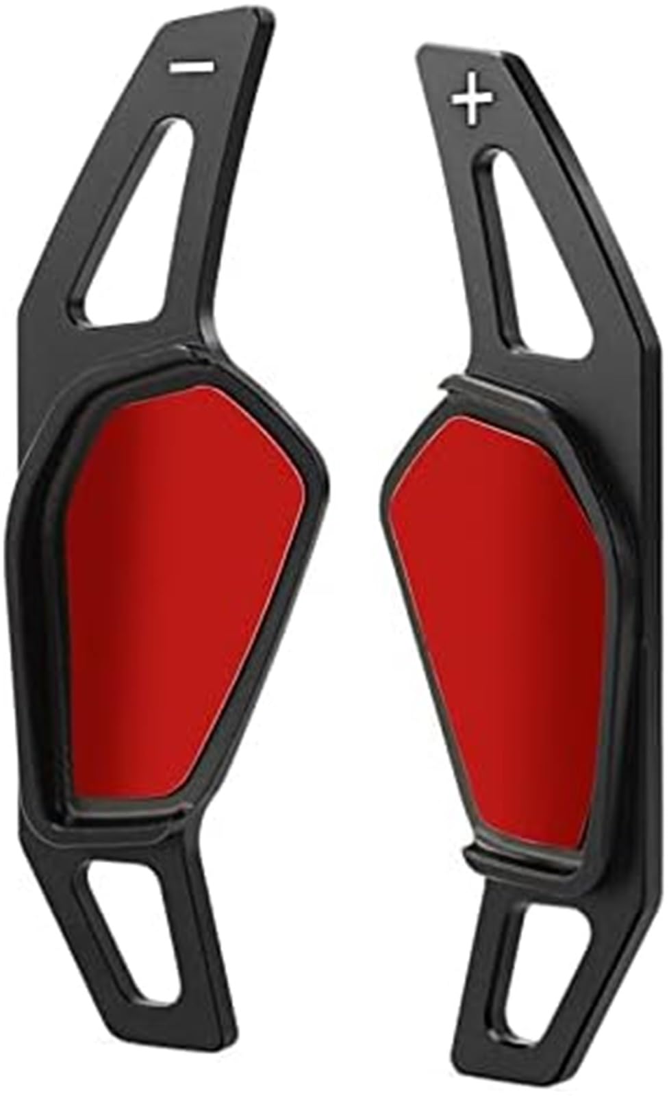 Mkvaxr Black Car Gear Shift Paddle Shift Paddles, For Skoda 2020, For Octavia Car Steering Wheel Paddle Extend Shifters Sticker Gear Cover(Black)