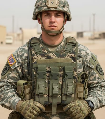 Image of Azad tactical vest for ary with stuff oragnizer and poches