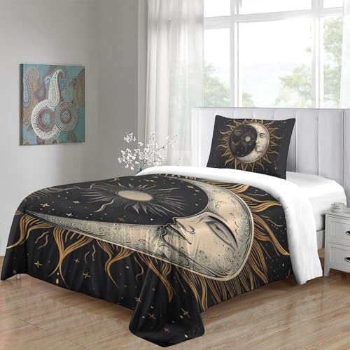 Housse de couette totem soleil 3D microfibre douce imprimée - 5
