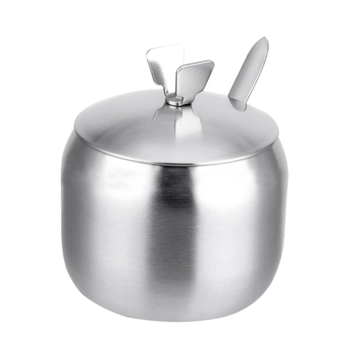 Amosfun 3 Pz Barattoli Di Conservazione Pentola Zuccheriere Contenitore Per La Conservazione Del Sale Vasetti Di Zucchero Contenitore Del Sale Zuccheriera Con Coperchio Silver