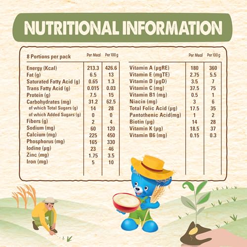 حبوب قمح نستله للرضع بالحليب بدون سكر مضاف من سيريلاك، لعمر 6 اشهر، قصدير، 400 غرام