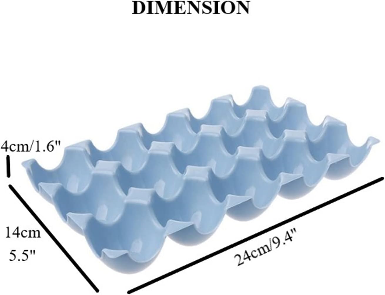 Egg Holders for Refrigerator, Plastic Egg Containers Fridge Egg Tray Egg Storage Box, Stackable Egg Container for Refrigerator (Color : Coffee) (Pink)