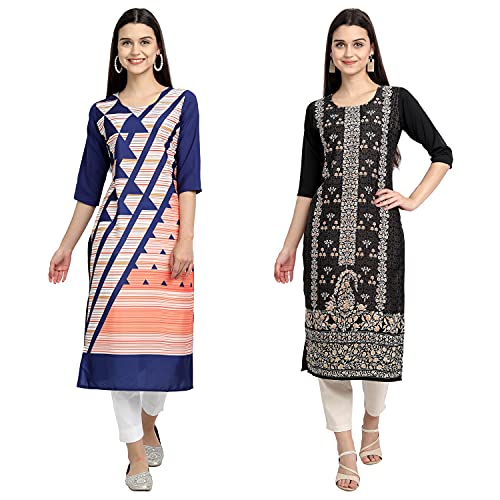 Image of Women's Crepe Regular Kurta