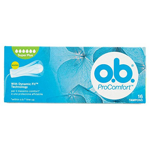 O.B.-Tampons, Super Plus, Easy and Reliable Protection - 16 Pieces)