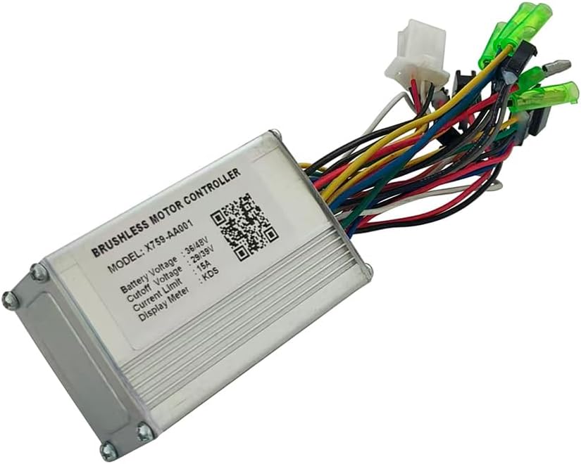 X759-AA001 36/48V 15A Brushless Motor Speed Controller Suitable for KDS Protocol Electric Scooters Mountain Bike Display Instrument Electric Bicycle Controller