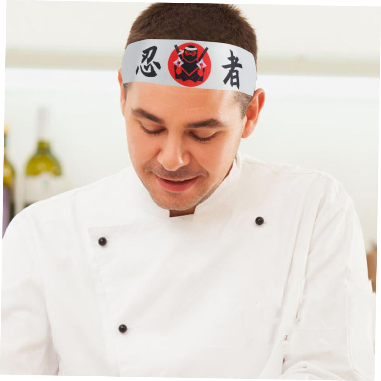 Bandeau Ninja Multifonction 8Pcs - Accessoire De Cosplay Pour Costume Samurai Et Chef IdéAl Pour Sports Et DéCorations