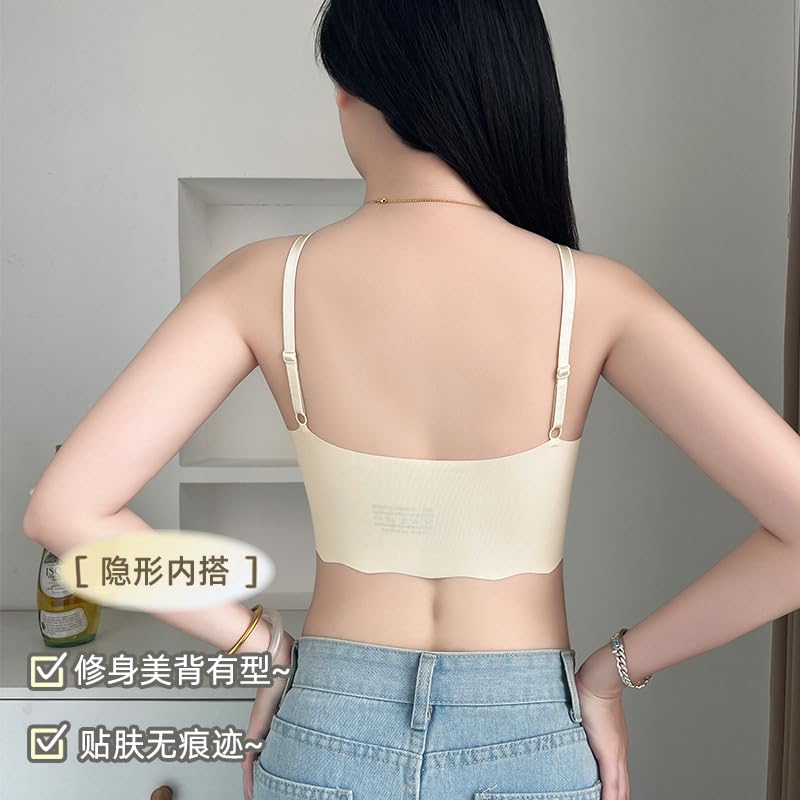 Big Girls Training Bras with Removable Padding Wireless Bralette,Adjustable Straps3