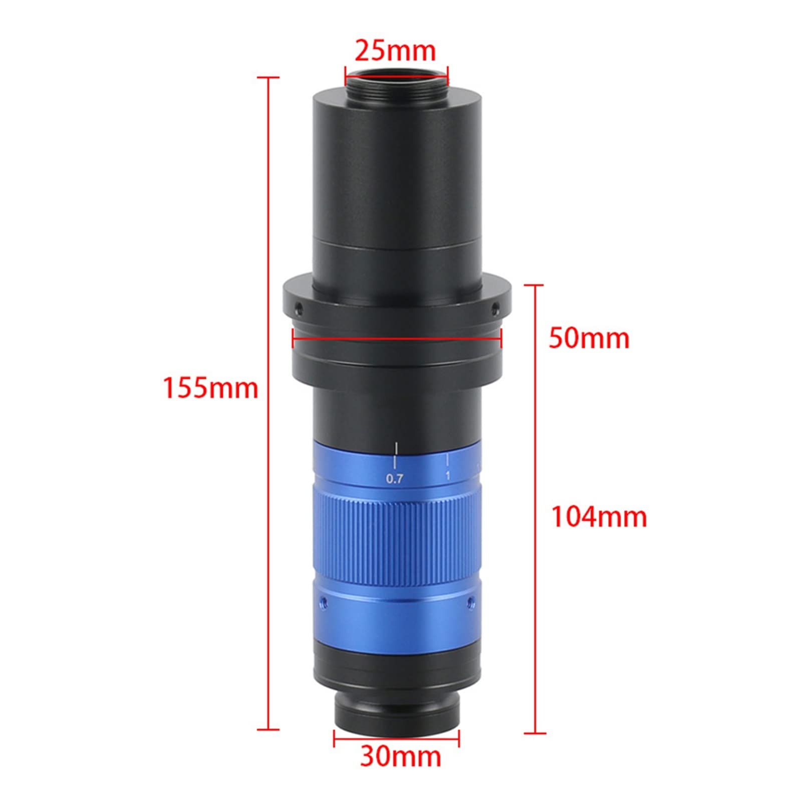 300/450 / 600X Ciągłe obiektyw zoom HD. Duża głębokość pola C-Mount Industrial Camera Monocular Lens(600X)
