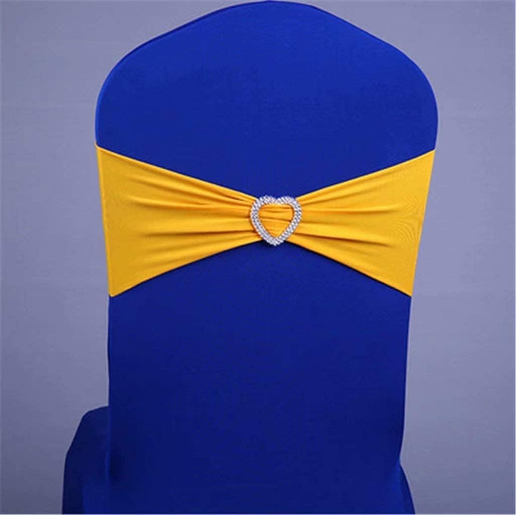 Wedding Chair Sashes Elastic Slider Bow Spandex Chair Cover Bands Party Chair Ribbons for Baby Shower Banquet Thanksgiving Decorations WF026-Dark Purple-25