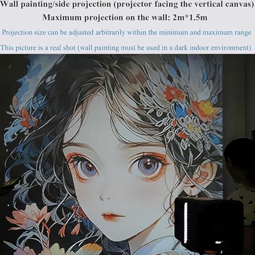 Projektor rysunkowy do samodzielnego malowania szkiców, ręczne ustawianie ostrości, pozioma i pionowa regulacja ekranu, obsługuje importowanie obrazów z albumów mobilnych