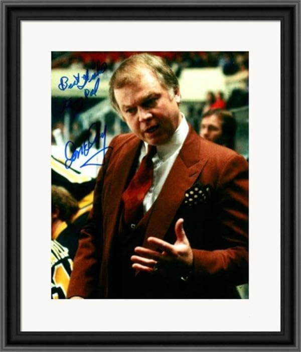 Don Cherry autographed 8x10 Photo (Hockey Night Host) #SC9 Matted & Framed - Autographed NHL Photos