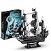 3D PUZZINO DI TRIMMIMENTALE TRIMIMENTALE Queen Anne's Revenge Pirate Ship kit modello per, nave pirata caraibica Nero perla nera numero di 180 pezzi assemblati, giocattolo for puzzle educativo for bam