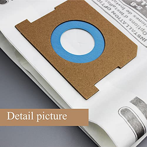 Image of 3 Pack Shop Vac 5-8 Gallon Filter Bags, ALYYDBG Type E - 90661 906-61 9066100 9066133; Type H 90671 9067-1 9067100 9067133 Vacuum Cleaner Filter Bags