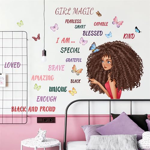 Vinilo decorativo sacinora para pared con mariposas y frases miniatura 2