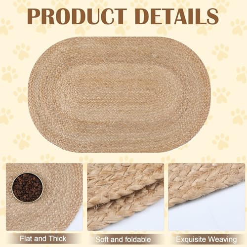 Braided-Jute-Dog-Bowl-Mat-31-x-20-Inch-Pet-Food-Mat-Natural-Cat-Dog-Placemats-for-Food-and-Water-Dish-Easy-Clean-Dog-Food-Rug-Non-Toxic-Dog-Feeding-Mats-for-Pet-Bowl