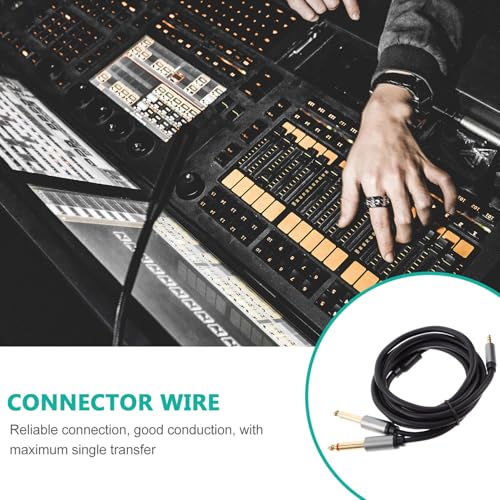 Cable de audio estéreo Vaguelly con conector jack doble miniatura 3