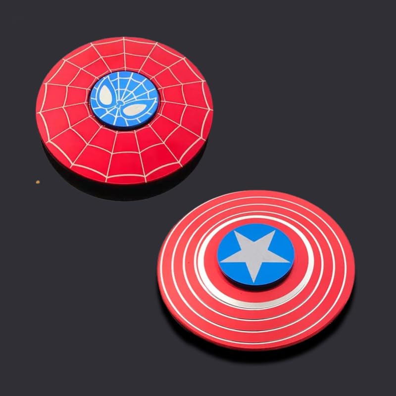 SQUIDSY Super-Hero Multi-Design Finger Hand Spinner Fidget Super Smooth Long Time Rotation Playing Spinner Stress Relieve EDC Toys for Kids, Adult, Boys Girls (2Pcs Random Color) (B0CSXFWSHF) Amazon Price History, Amazon Price Tracker