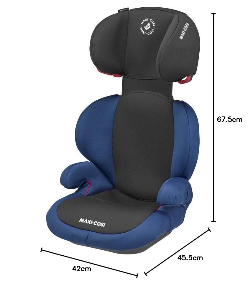 Maxi-Cosi Rodi SPS Children's Car Seat, Lightweight, Side Protection System, from 3.5 to 12 Years, 15-36 kg, Basic Blue (Blue) Baby Products