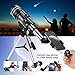 Telescope for Adults Beginners, 70mm Aperture 400mm Refractor Telescopes for Astronomy Beginners, Portable Travel Telescope Astronomy Gifts (40070)