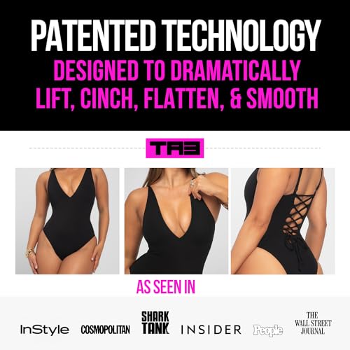 TA3 Brazilian Plungey Swimsuit for Women – Sculpting Bathing Suit - Tummy Control Swimsuits for Women - Patented Construction3