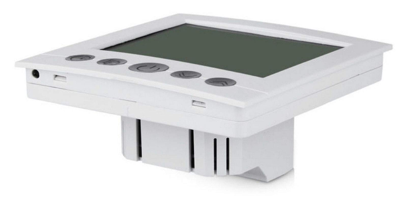 SM-PC®, 4x Set Digital Thermostat Raumthermostat Fußbodenheizung Wandheizung LED weiß #4x a31