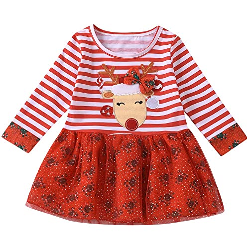 Robe de fête de Noël en tulle pour petite fille, 6-12 mois Cover