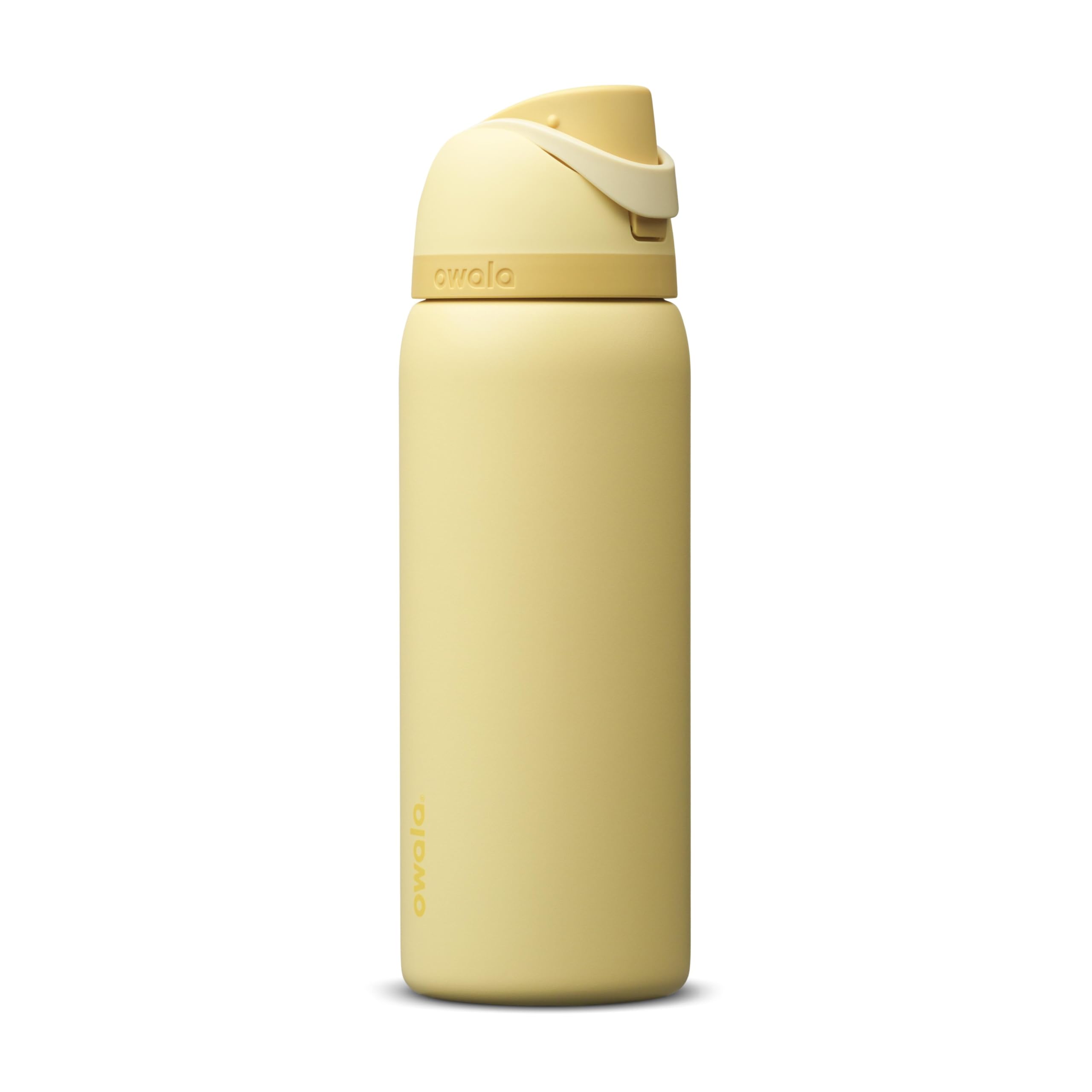 Owala FreeSip Stainless Steel Water Bottle 32 oz Butter Half