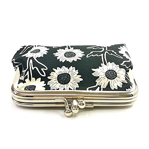 Sanxiner Cute Floral Buckle Coin Purses Vintage Pouch Kiss-Lock Change Purse Wallets #TOP4