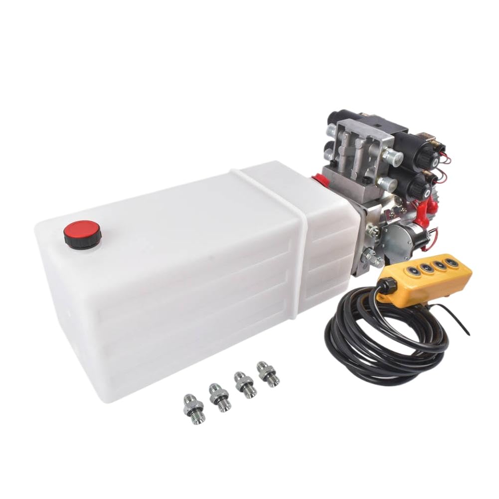 AP03 Doppelwirkendes Aggregat 12V DC, kompatibel mit Kippanhängern