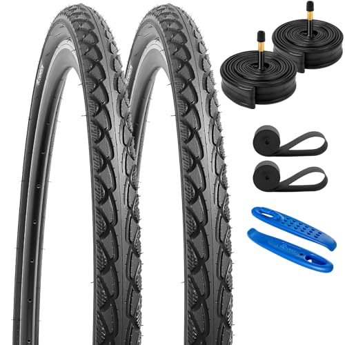 YunSCM 2er-Pack Faltbarer 28 Zoll Reifen 28x1.60 700x40C Mantel 40-622 Plus...