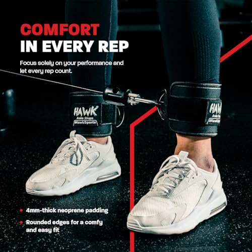 Hawk-Sports-Ankle-Straps-for-Cable-Machines-for-Enhanced-Booty-Glute-Leg-Other-Lower-Body-Workouts-Strong-and-Portable-Glute-Kickback-Ankle-Strap-Pair-for-Safely-Weightlifting-an-Extra-220-lbs Hawk Sports Ankle Straps for Cable Machines for Enhanced Booty Glute Leg Other Lower Body Workouts Strong and Portable Glute Kickback Ankle Strap Pair for Safely Weightlifting an Extra 220 lbs