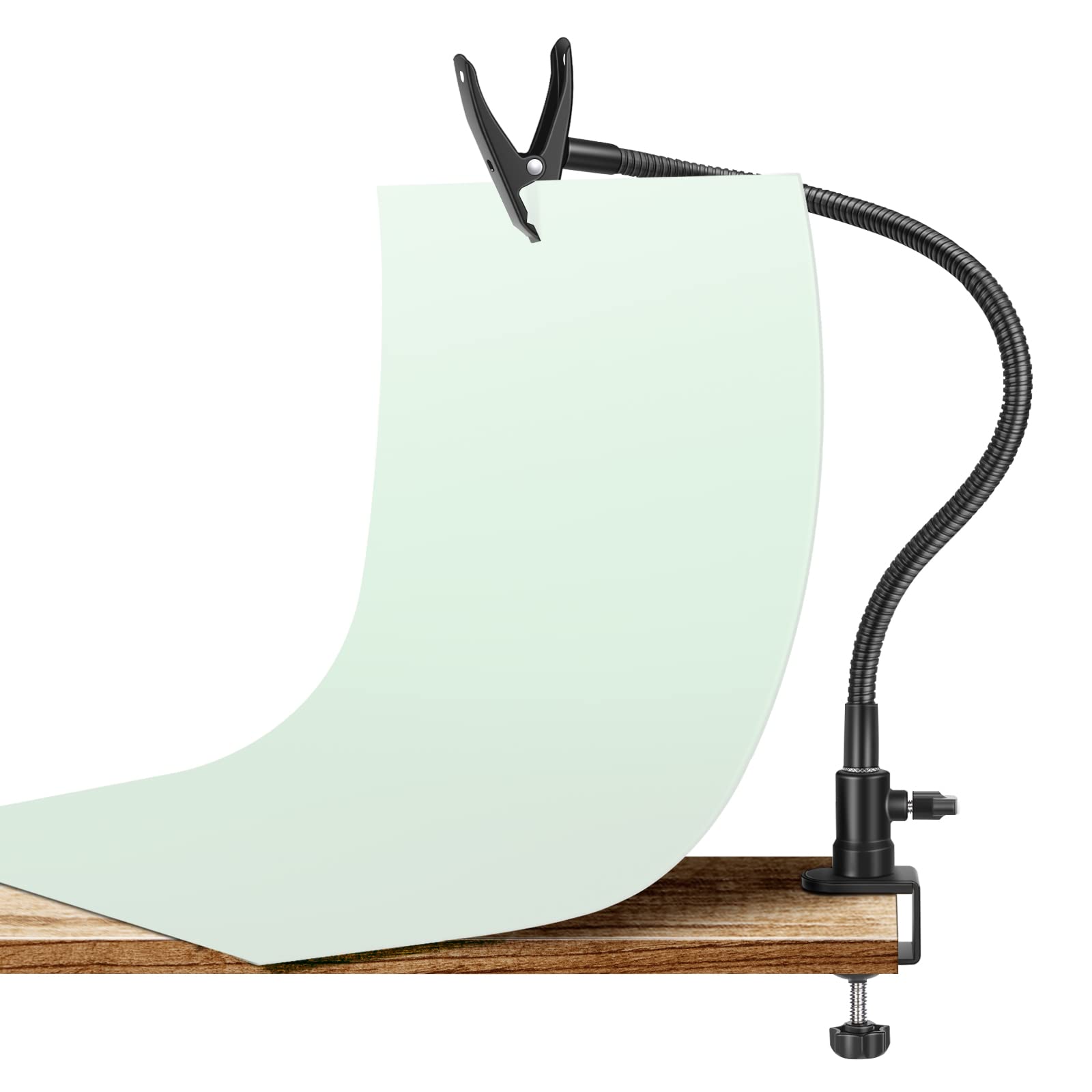Buy Neewer Desk Clamp Gooseneck Stand with Backdrop Clamp, 20