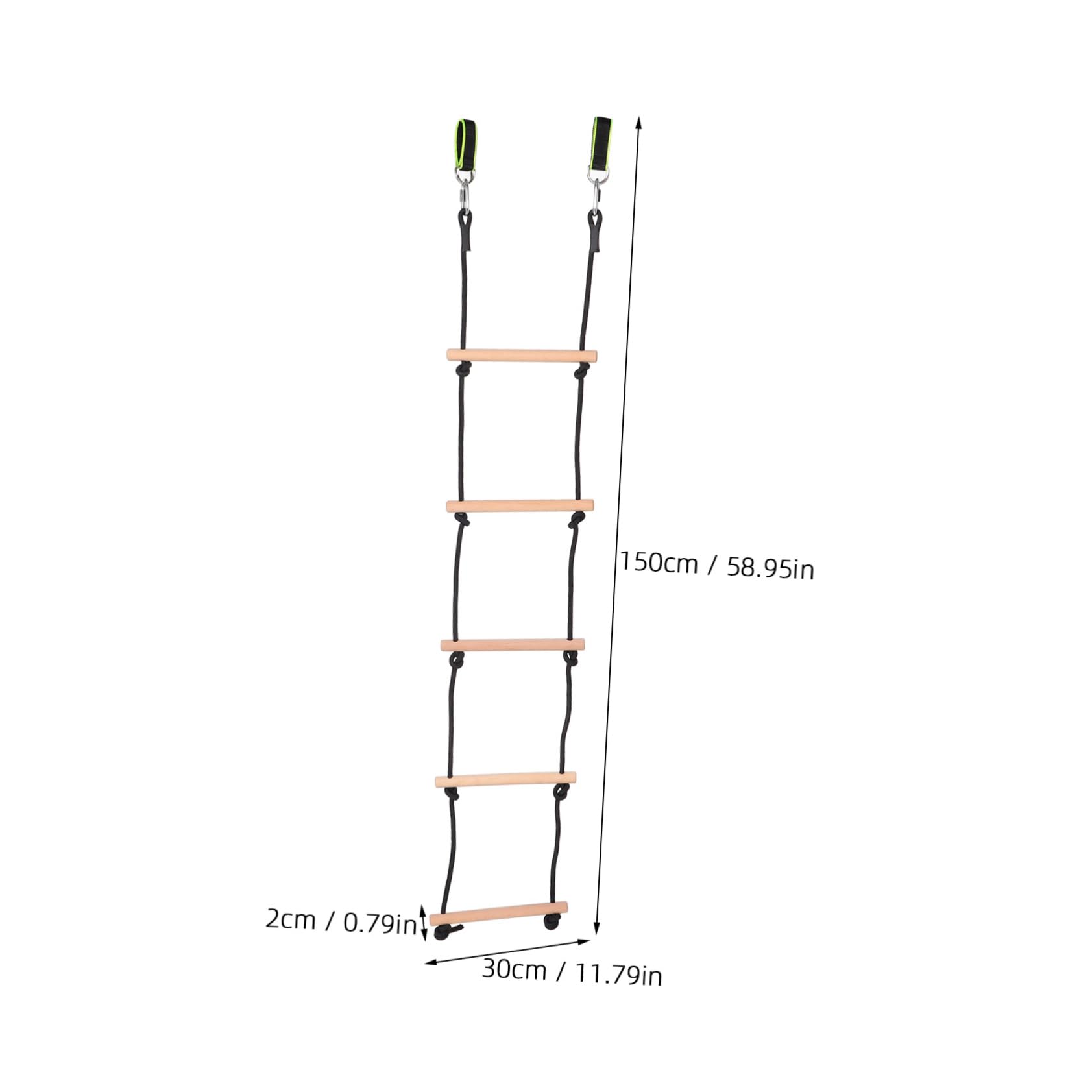 Abaodam Dorm Bunk Bed Climbing Ladder Boys and Girls Rope Ladder Outdoor Playset Soft Rope Ladder Enhance Coordination Skills