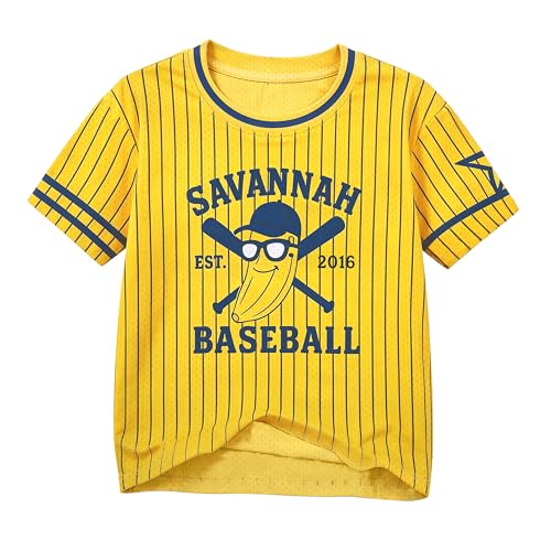 Toddler Baseball Shirts for Boys Girls Baseball Team Fan Jersey Shirt Kids Ballgame Tee Funny Game Day Short Sleeve Tops