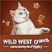 Purina Friskies Cat Treats, Party Mix Wild West Crunch - (Pack of 10) 2.1 oz. Pouches