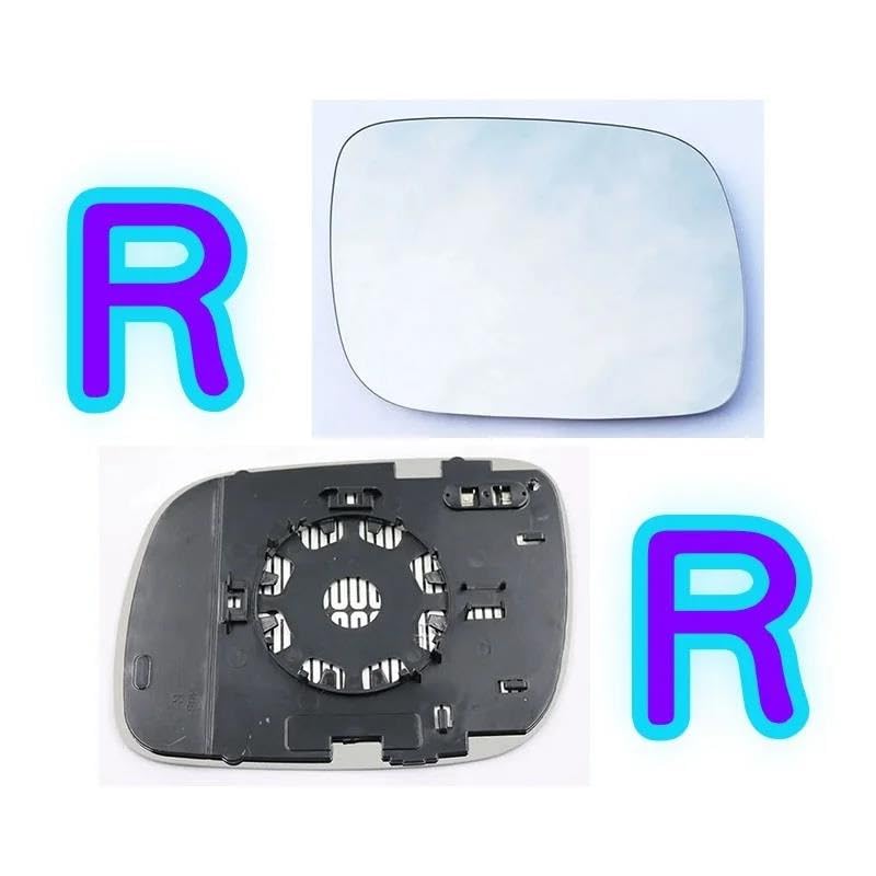 Verre rétroviseur remplacement VW Touareg 2003 2004 2005 2006 chauffé