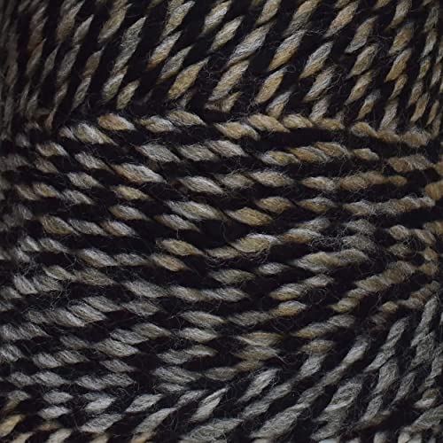 Image of Ganga Acrowool Knitting Yarn Wool, Black 300 gm Woolen Crochet Yarn Thread. Best Used with Knitting Needles, Crochet Needles. Best Woolen Thread. Bag
