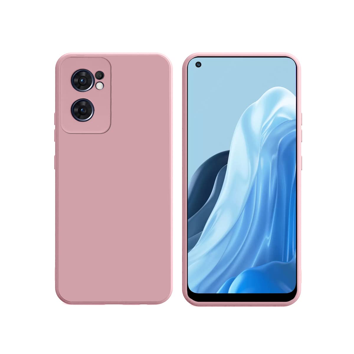 LIRAMARK Silicone Soft Back Cover Case for Oppo Reno 7 5G (Silicone Pink) (B0BBV8KMY4) Amazon Price History, Amazon Price Tracker