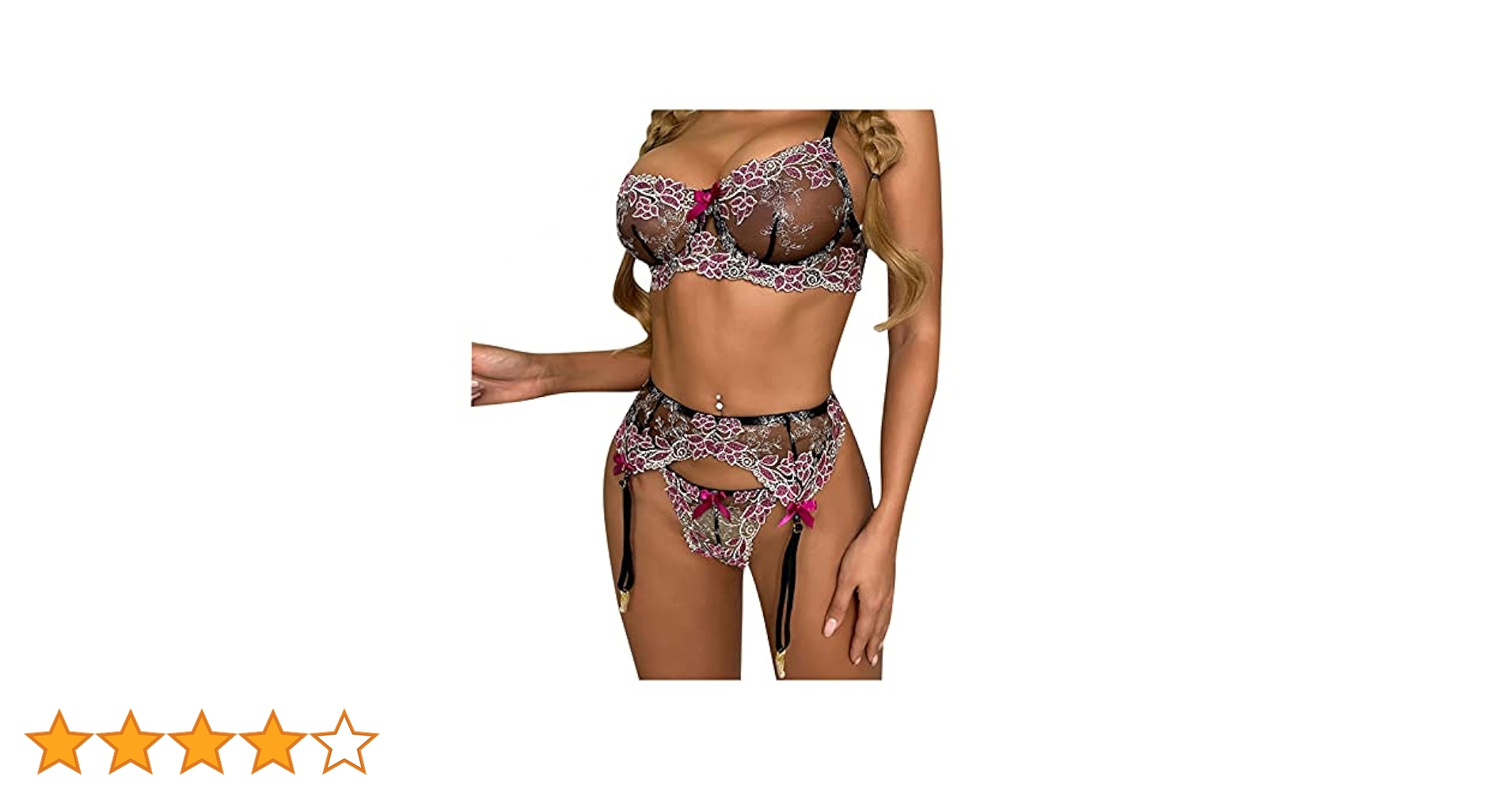 奥様下着　洗濯物 Amazon.co.jp: [Joielmal] ブラジャー セクシー 乳首レディース ランジェリー レース 刺繍 V字胸元 上下セット エロ下着  セクシー シースルー ベビードール キャミソール tバック付き ナイトウェア 大胆 過激 勝負下着 ルームウェア ガーターベルト マンネリ解消 ...