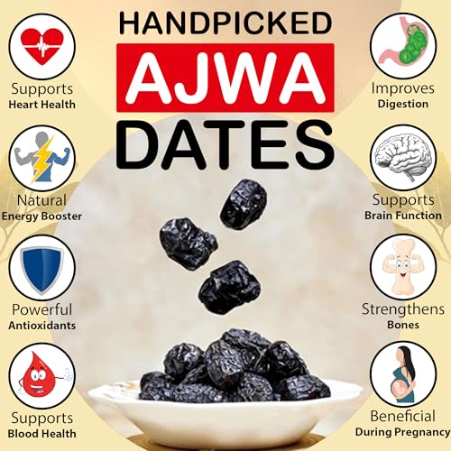 Image of NuttDry Premium Handpicked Fresh Ajwa Dates Original 400g Pack | Iron & Fibre Rich Naturally Sweet Without Added Sugar | Dry Fruits & Nuts | All Natural | No Preservatives | Khajur | Khajoor | Khejur