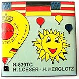 Pin 31 x 31 mm W a r s t e i n e r Brauerei - N-839TC - H. Loeser & H. HHerglotz - Pin 31 x 31 mm