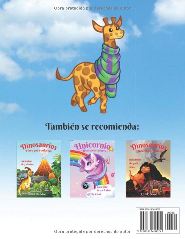 Miniatura 2 de Animales Libro para colorear de para niños de 3 a 8 años Increíble y lindo animales para niñas y niños para colorear de 3 a 8 años Feliz y lindo