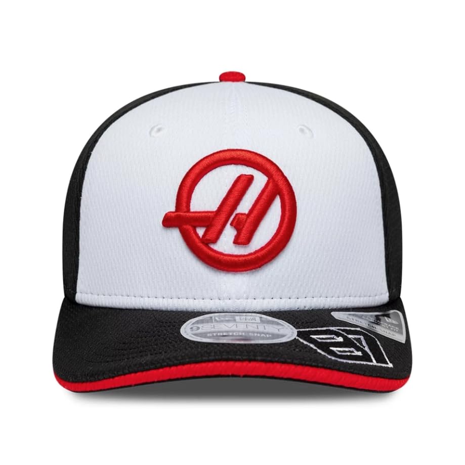 Haas Racing F1 Team Offizielle Kollektion 2026 Oliver Bearman Drivers Baseball Cap Mütze Verstellbar Weiß