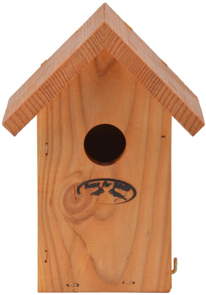 Fallen Fruits Ltd Douglas Fir Wood Wren Nest Box FSC 100%, Brown