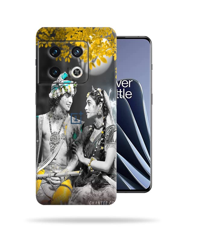 Image of Radha Krishna Vintage Skin Back Protector Film Ultra Thin Scratch Resistant Vinyl (Not Case and Cover) for OnePlus 10 Pro 5G