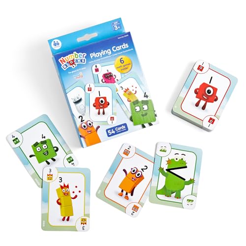 Learning Resources Numberblocks Spielkarten, kartenspiel ab 3 jahre, Karten mit Charakterbildern, Kinderspiele, junior spiele, familienspiel für unterwegs, ab 3 4 5 6 Jahren