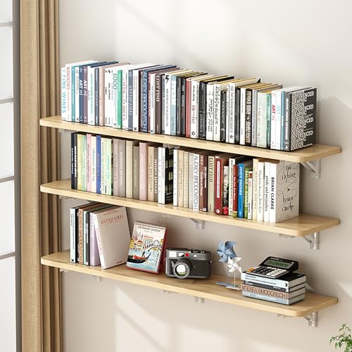Bureau mural pliable en bois avec support robuste pour petit espace