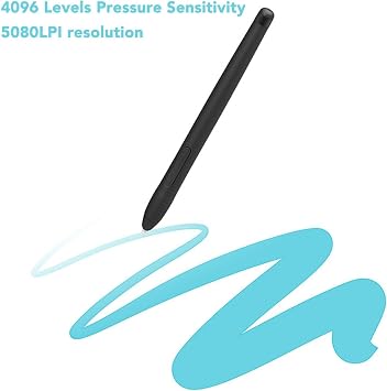 PW201 Pen for Huion HST640 H610PROV2 HC16 HS64 HS610 GC610 H1161 H320M, Ergonomic Pen Replacement, for Drawing Board